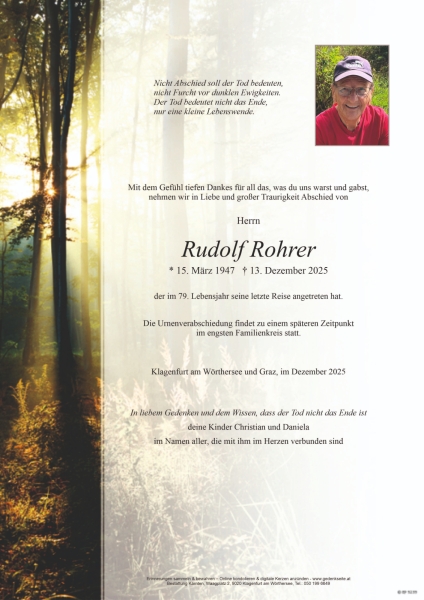 Parte von Rudolf Rohrer