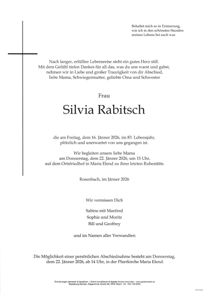 Parte von Silvia Rabitsch