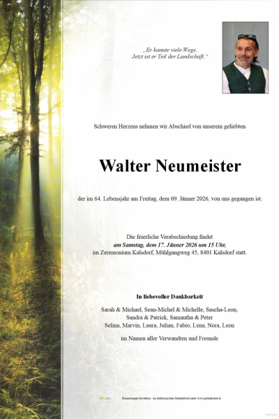 Parte von Walter Neumeister