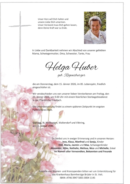 Parte von Helga Huber