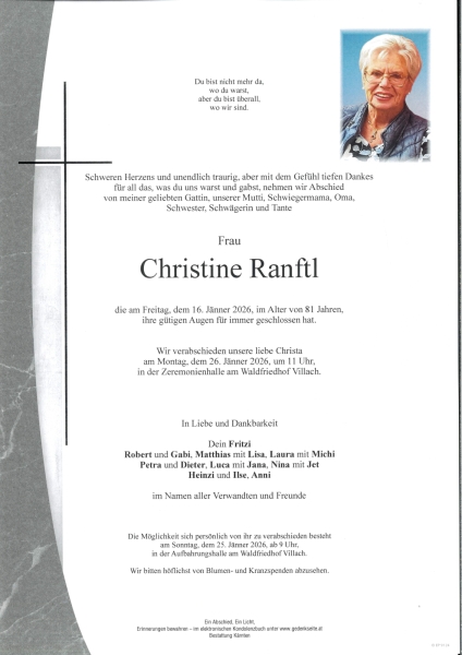 Parte von Christine Ranftl