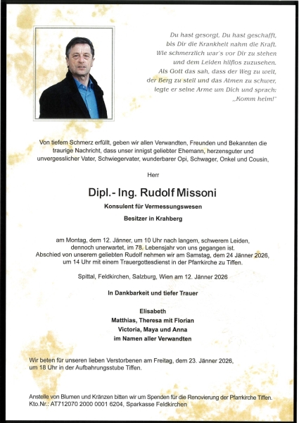 Parte von Rudolf Missoni