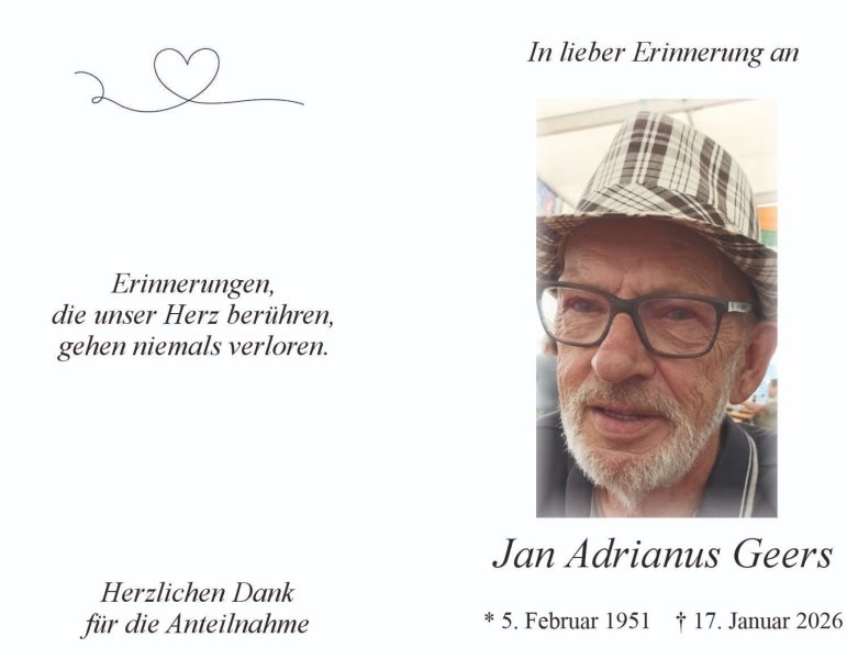 Parte von Jan Adrianus Geers