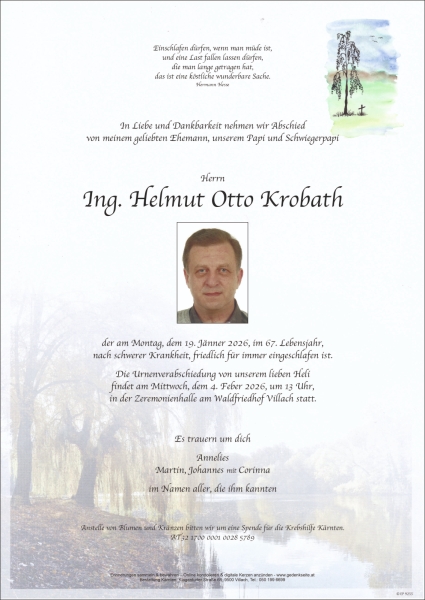 Parte von Helmut Otto Krobath
