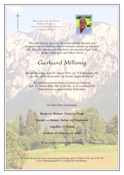 Parte von Gerhard Millonig