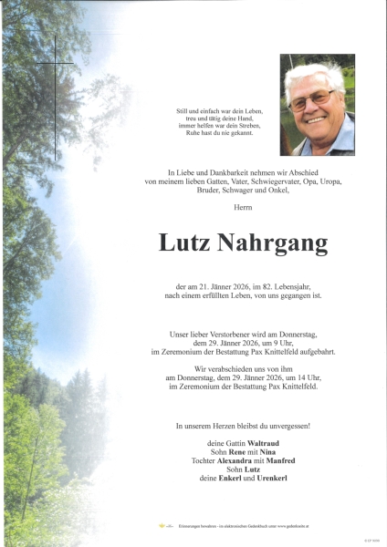 Parte von Lutz Nahrgang