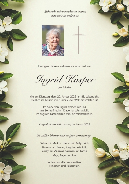 Parte von Ingrid Kasper