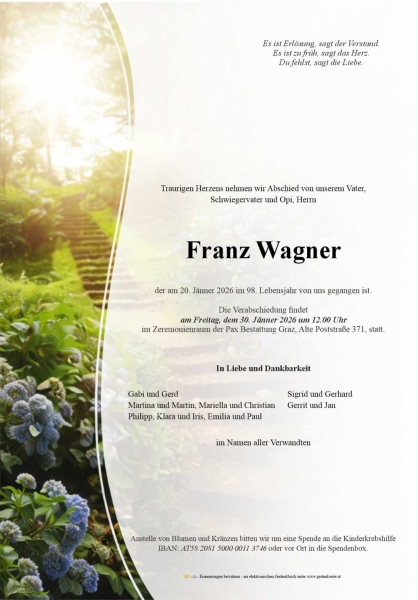 Parte von Franz Wagner