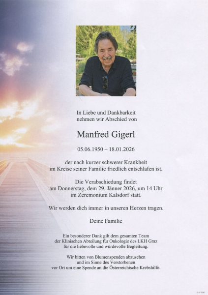 Parte von Manfred Gigerl