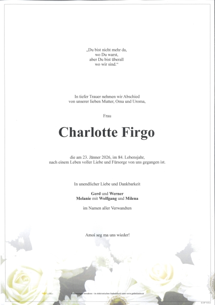 Parte von Charlotte Firgo