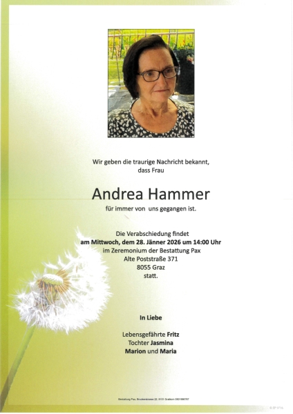 Parte von Andrea Hammer