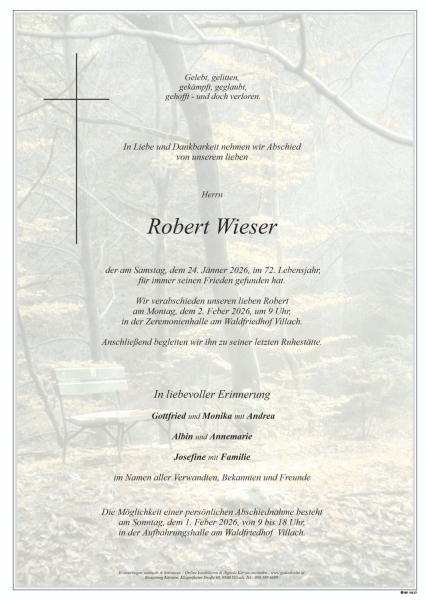 Parte von Robert Wieser