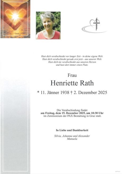 Parte von Henriette Rath
