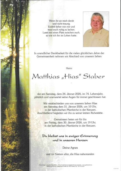 Parte von Matthias "Hias" Staber