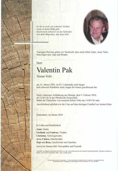 Parte von Valentin Pak