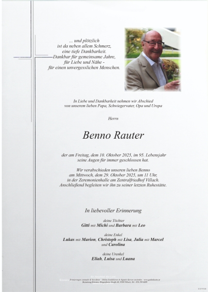 Parte von Benno  Rauter