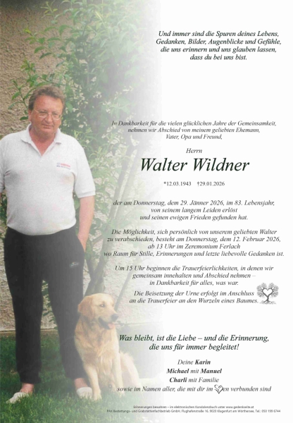 Parte von Walter Wildner