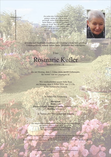Parte von Rosmarie Kofler