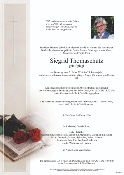 Parte von Siegrid Thomaschütz