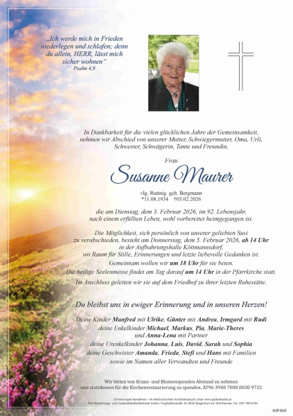 Parte von Susanne  Maurer