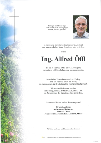Parte von Alfred Öffl