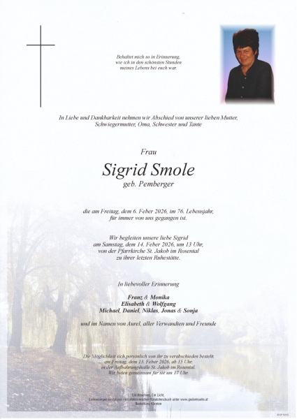 Parte von Sigrid Smole