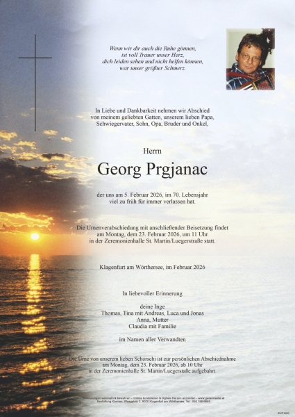 Parte von Georg Prgjanac