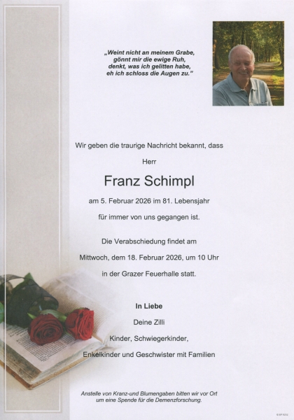 Parte von Franz Schimpl