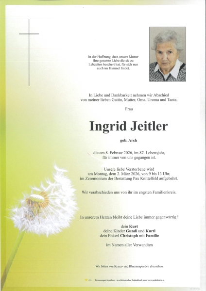 Parte von Ingrid Jeitler