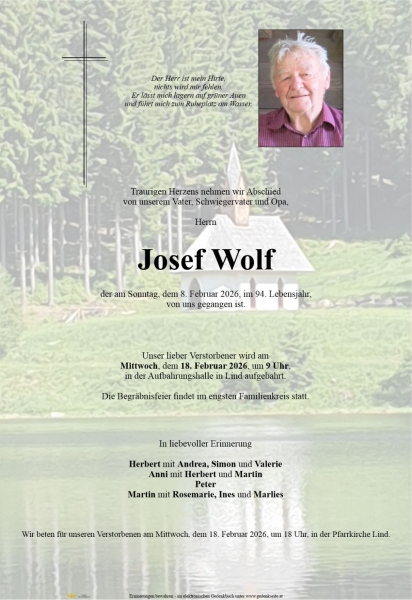 Parte von Josef  Wolf
