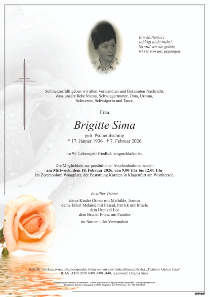 Parte von Brigitte Sima