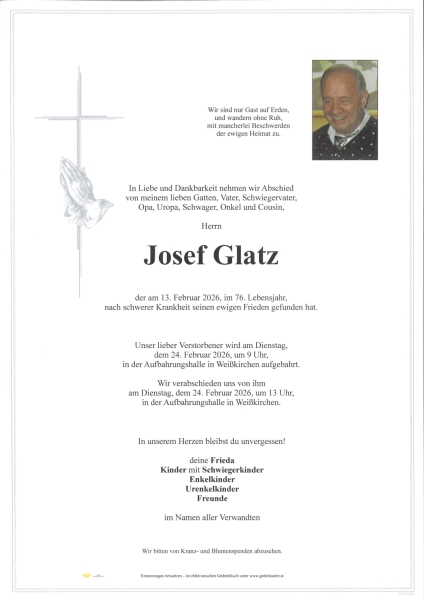 Parte von Josef Glatz