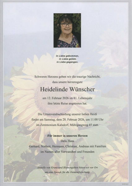 Parte von Heidelinde Wünscher