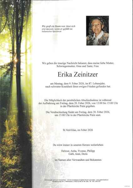 Parte von Erika Zeinitzer