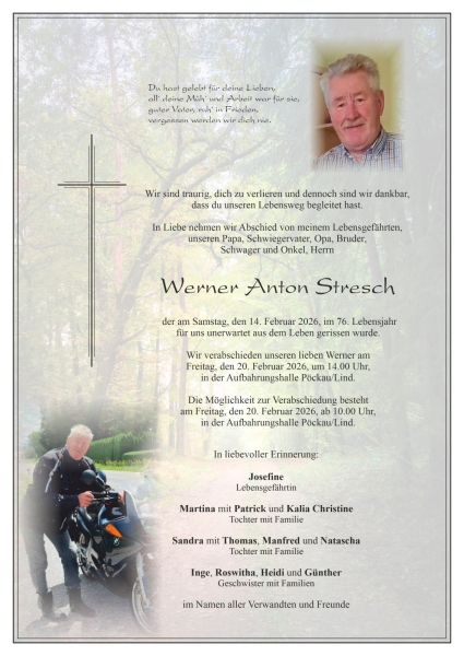 Parte von Werner Anton Stresch