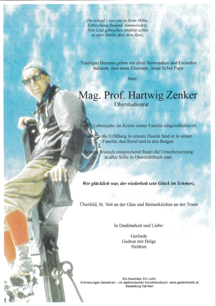 Parte von Hartwig Zenker