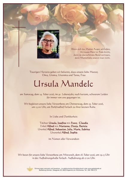 Parte von Ursula Mandelc