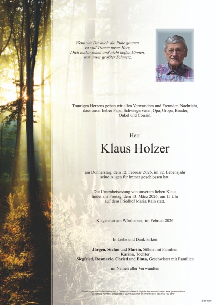 Parte von Klaus  Holzer
