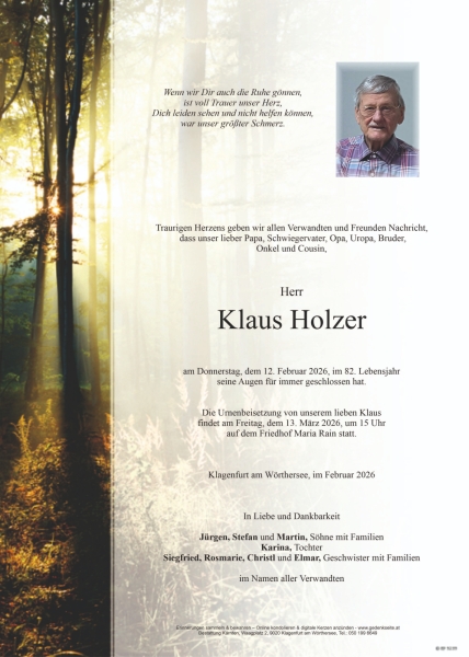 Parte von Klaus  Holzer