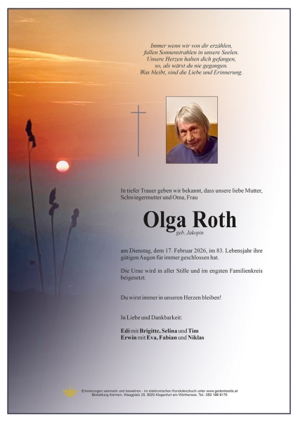 Parte von Olga Roth