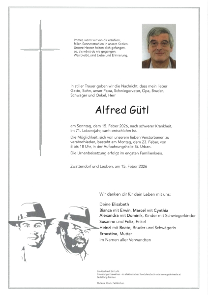 Parte von Alfred Gütl