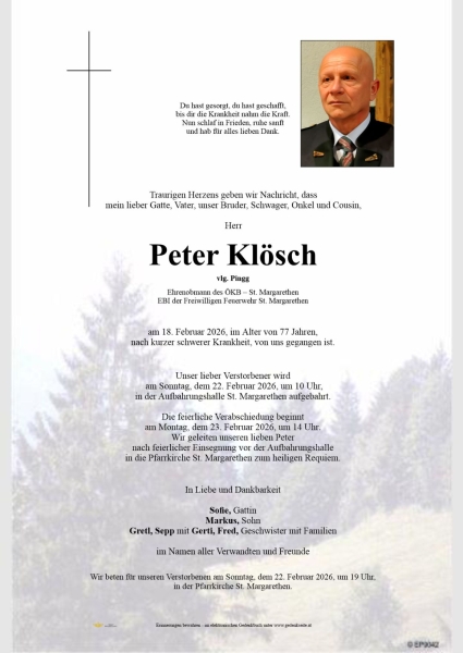 Parte von Peter Klösch