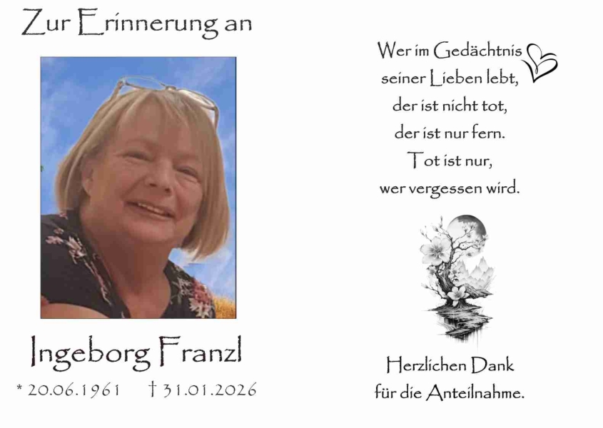 Parte von Ingeborg  Franzl