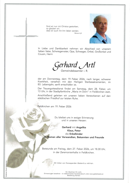 Parte von Gerhard  Artl