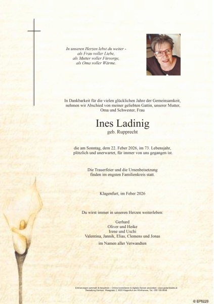 Parte von Ines  Ladinig