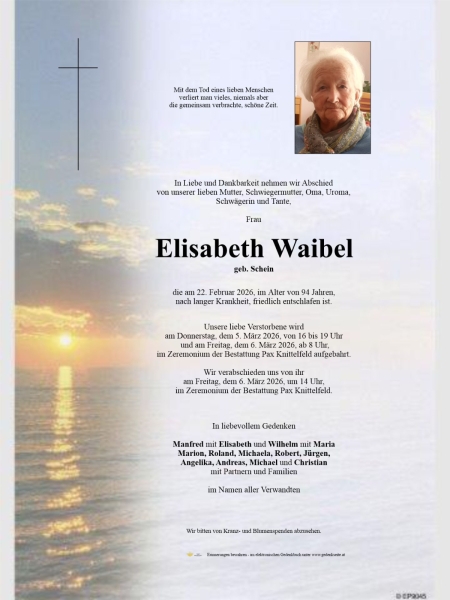 Parte von Elisabeth  Waibel