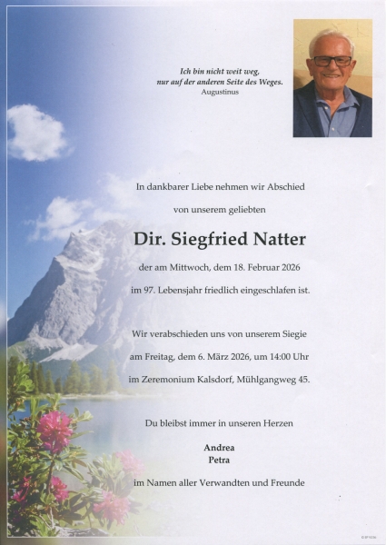 Parte von Siegfried Natter
