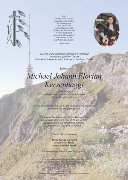 Parte von Michael Johann Florian Kerschhaggl