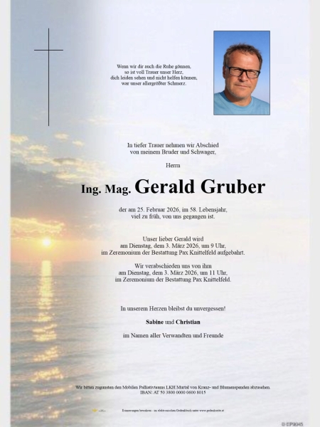 Parte von Gerald Gruber