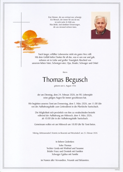 Parte von Thomas Begusch